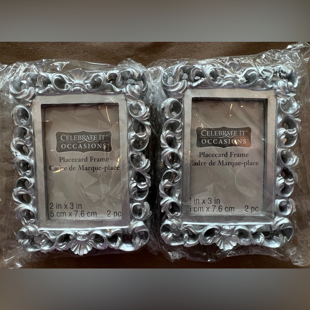 Set of Four Silver Mini Frames